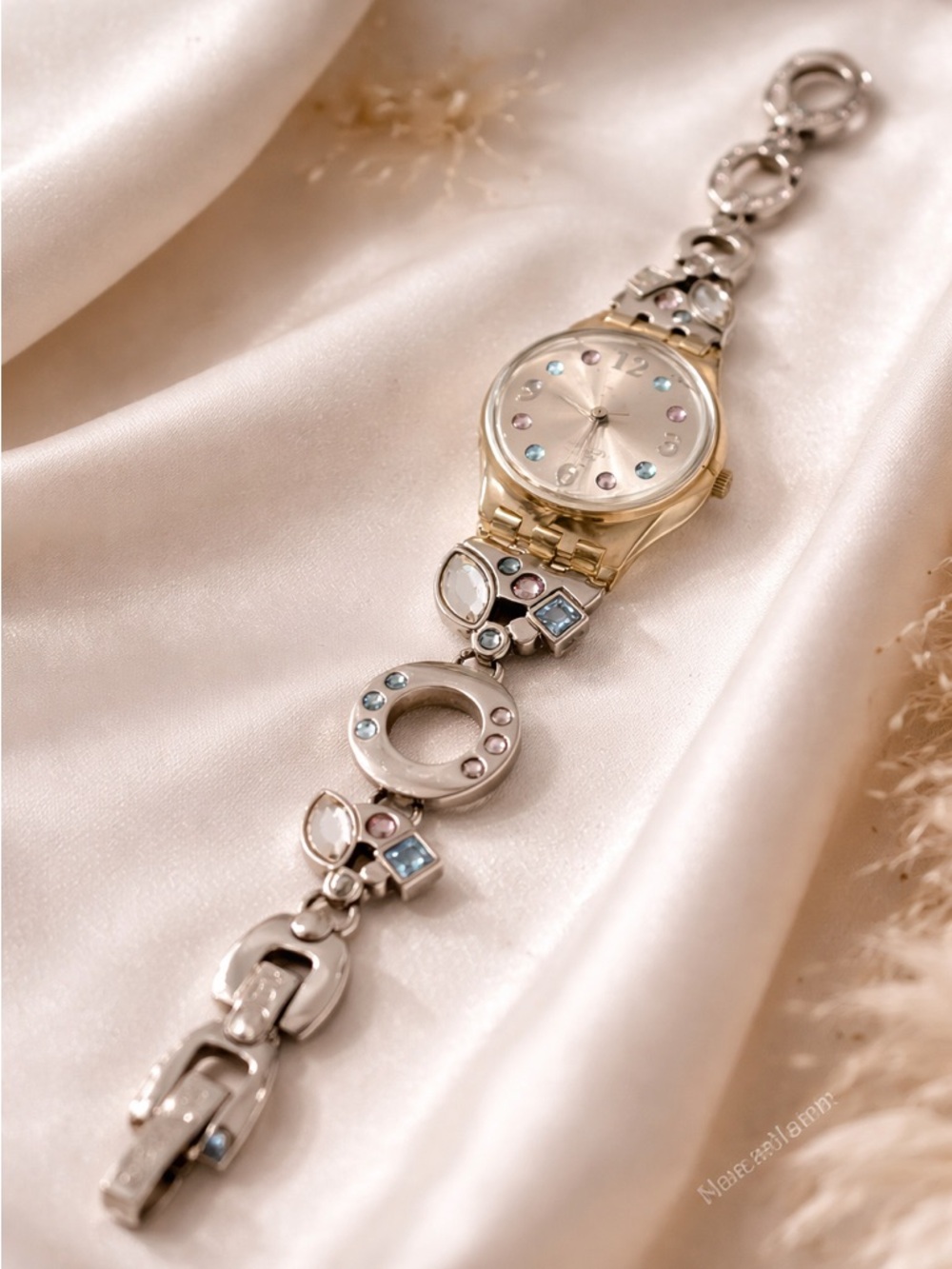 Swatch Menthol Crystal Watch – Stainless Steel | Working